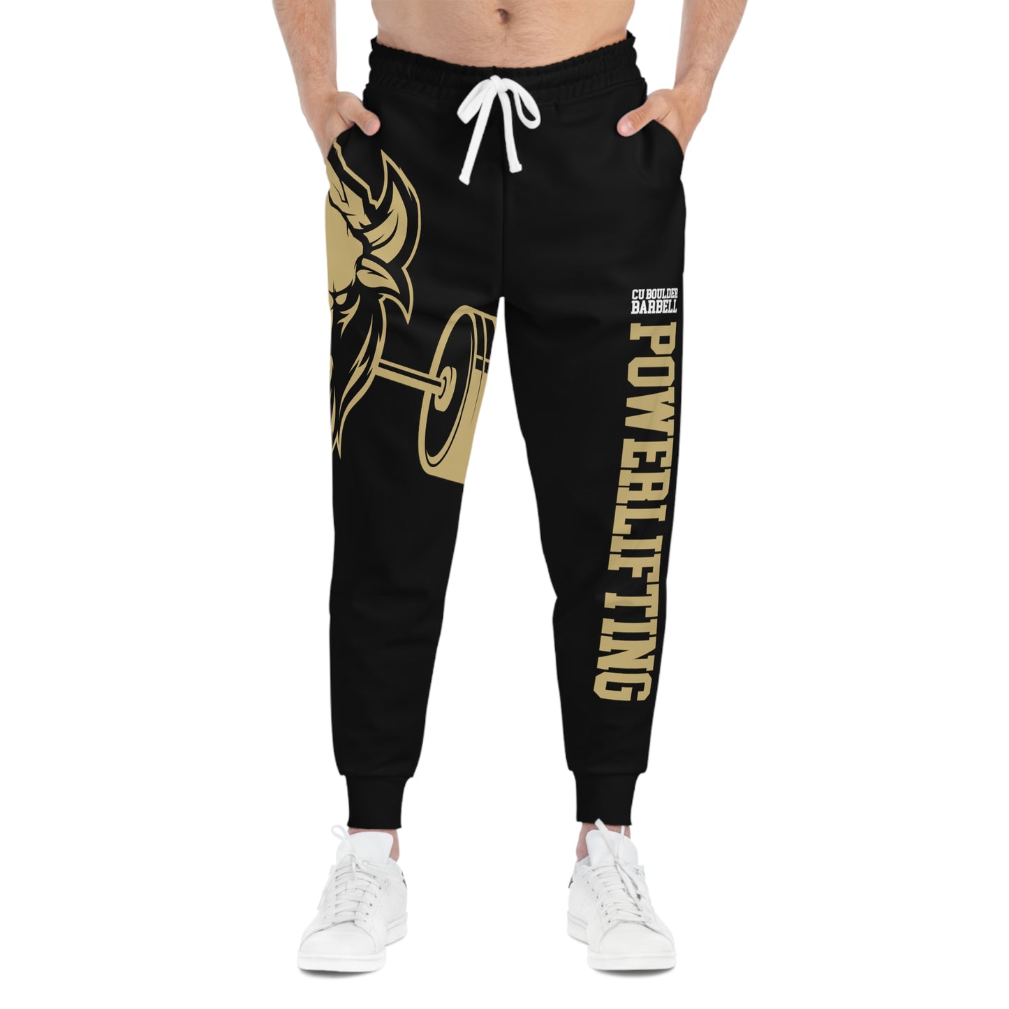 CU Barbell Powerlifting Warm-Up Joggers (Black)