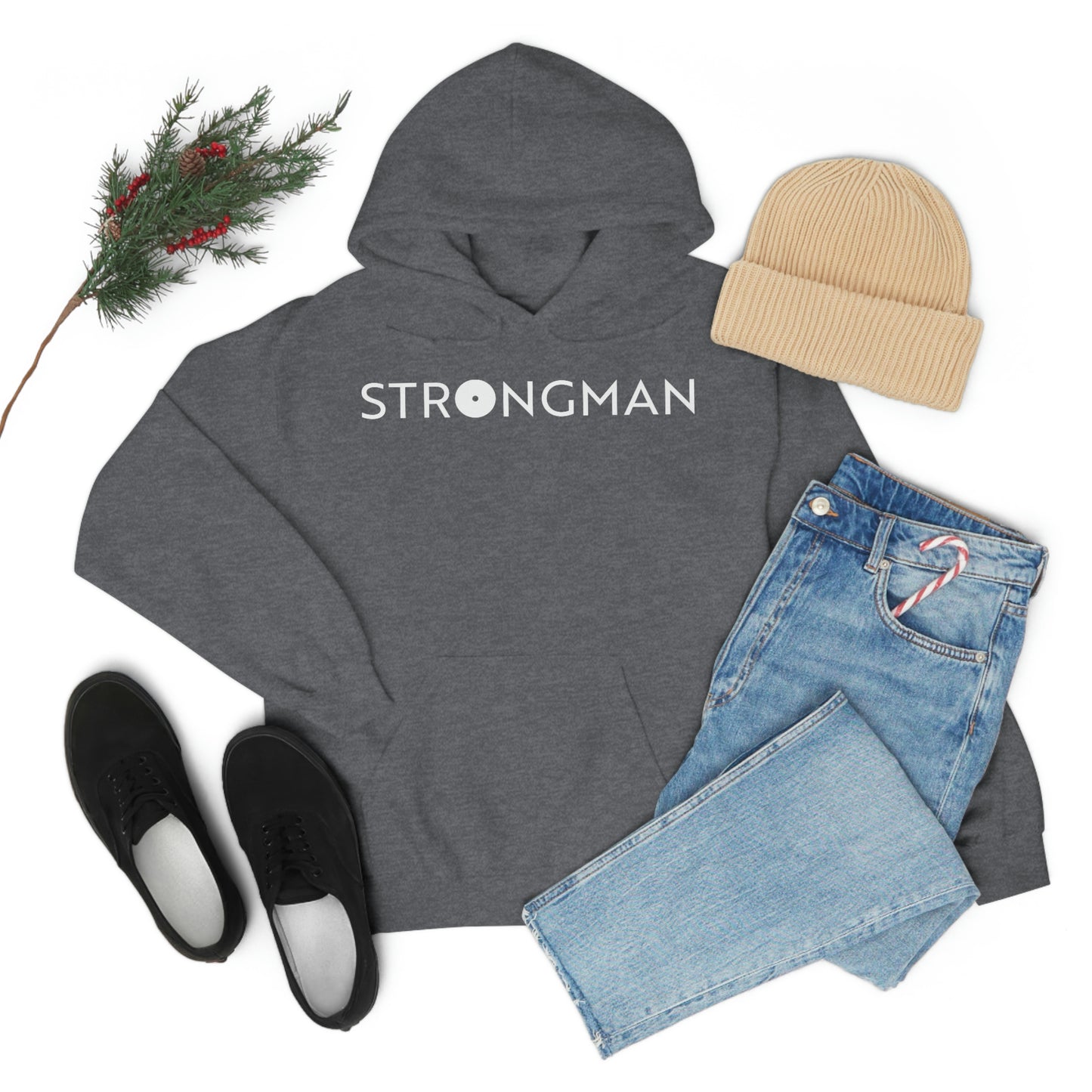Strongman Gym Five Hooded Sweatshirt