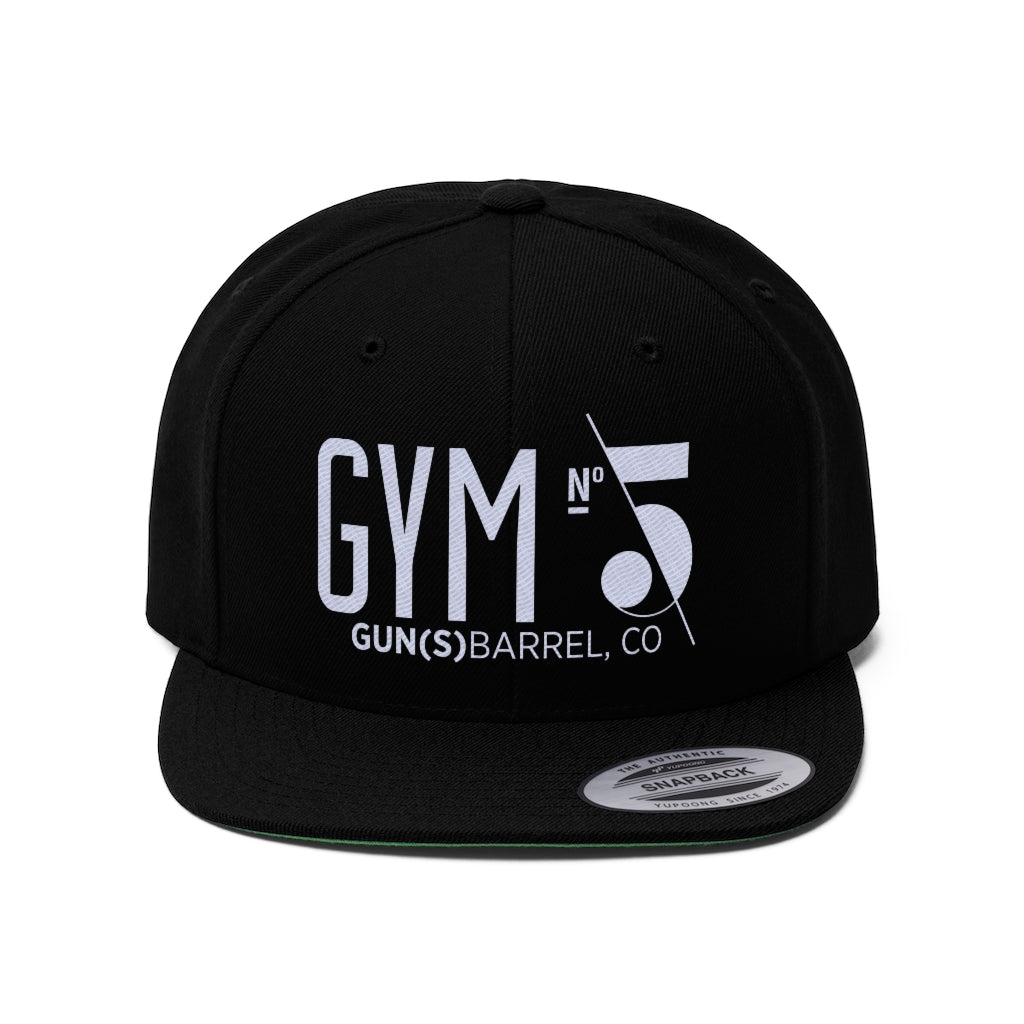 GYM N°5 Gun(s)barrel Unisex Flat Bill Hat – Gym Number Five