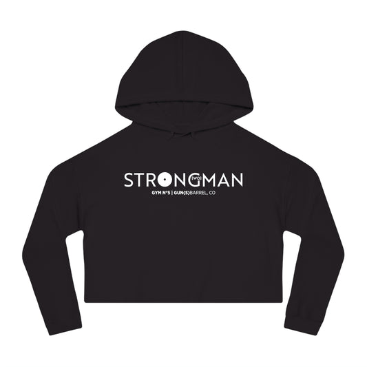 STRONG[wo]MAN TEAM THICK Women’s Cropped Hooded Sweatshirt