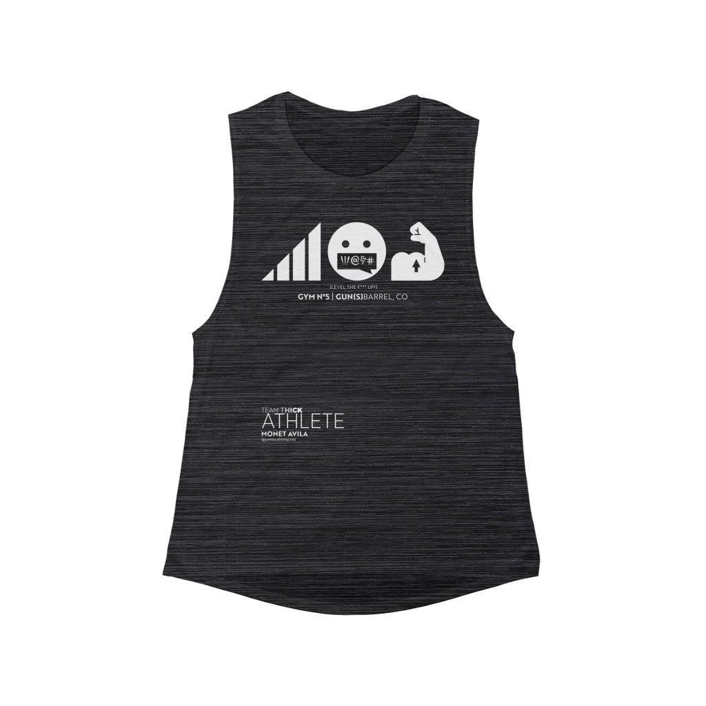 Monet - G5 Level The F*** Up Flowy Scoop Muscle Tank